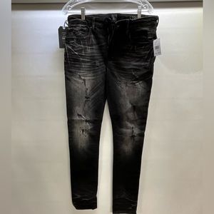Black PRPS super skinny jeans